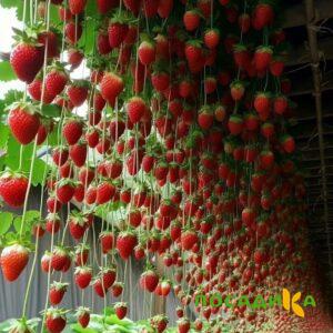 Клубника ампельная Анастасия купить по цене от 370р. в интернет-магазине «Посадика» с доставкой почтой в в Ивантеевкае и по всей России – [изображение №1].