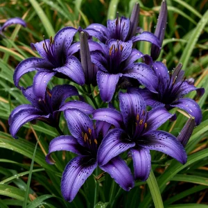 Лилейник Блю Айрис купить по цене от 324р. в интернет-магазине «Посадика» с доставкой почтой в в Ивантеевкае и по всей России – [изображение №1].