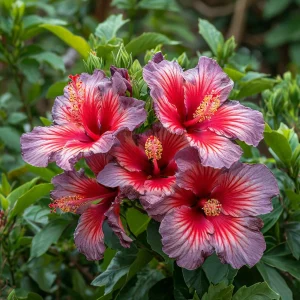 Гибискус Кримсон Флейм купить по цене от 479р. в интернет-магазине «Посадика» с доставкой почтой в в Ивантеевкае и по всей России – [изображение №1].