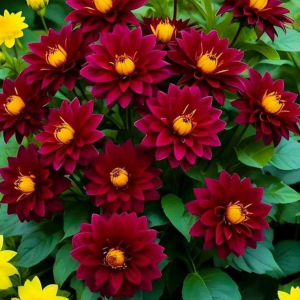 Георгин Вуцапо купить по цене от 327р. в интернет-магазине «Посадика» с доставкой почтой в в Ивантеевкае и по всей России – [изображение №1].