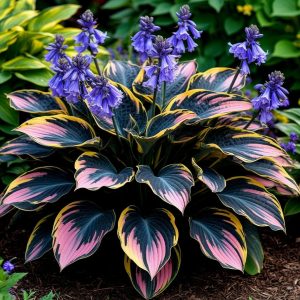 Хоста Пайн Эхо купить по цене от 699р. в интернет-магазине «Посадика» с доставкой почтой в в Ивантеевкае и по всей России – [изображение №1].